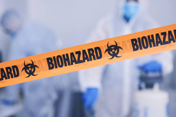 Professional Biohazard technician working in Totowa, NJ